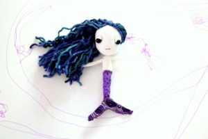 With a traditional African print Shwe-shwe tail