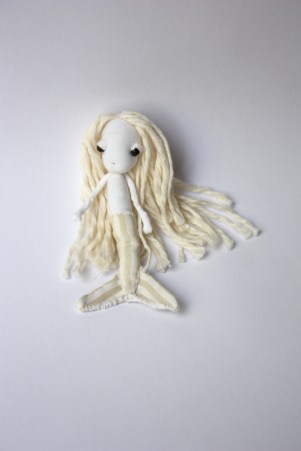 Mermaid doll brooch