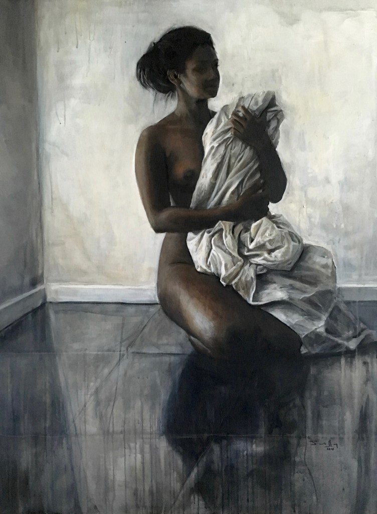 Bundle by Jodi Hugo (available)
For sale 
Price:
€2000,-
Materials:
acrylic, charcoal 
Size:
91x122x4 cm (w/h/d) 
Year:
2016